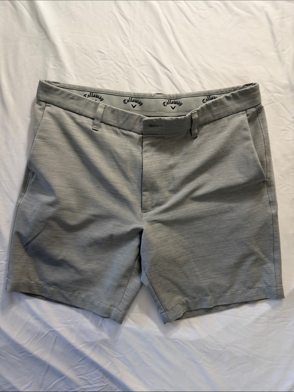 Callaway Heather Gray Men's Hybrid Golf Shorts (0012)